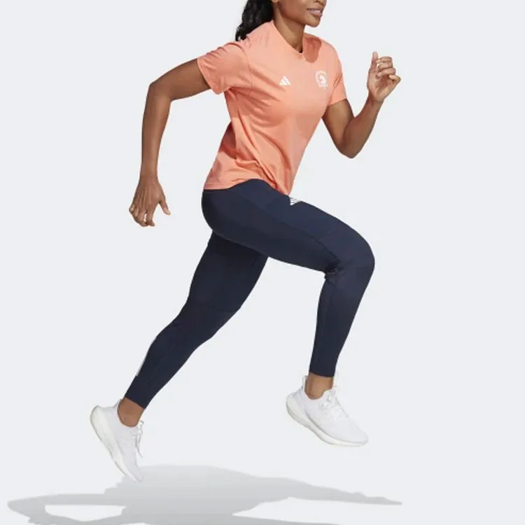 Adidas T-Shirts Women's Peach Pink-1