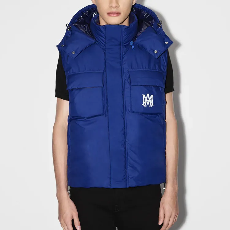 AMIRI Hooded Down Gilet-1