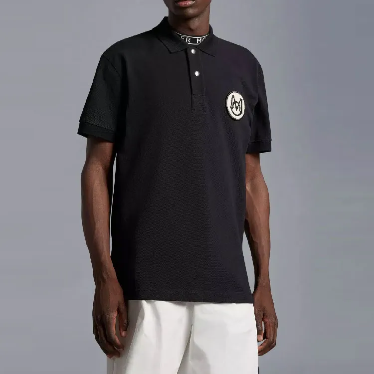 Moncler Polo Shirts Men Black-3