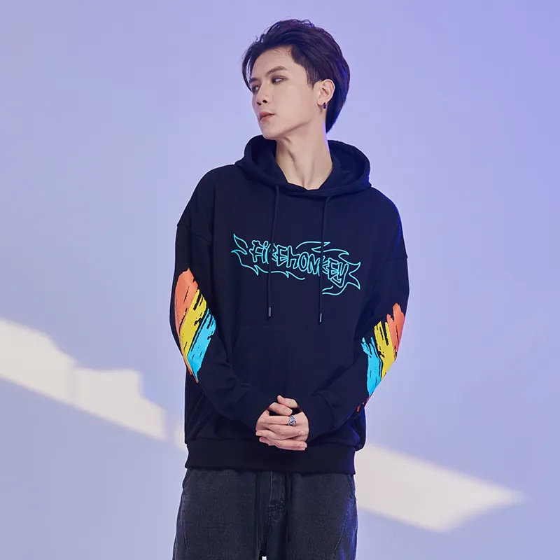 FireMonkey Hooded Loose Fit Sweatshirt Unisex-8