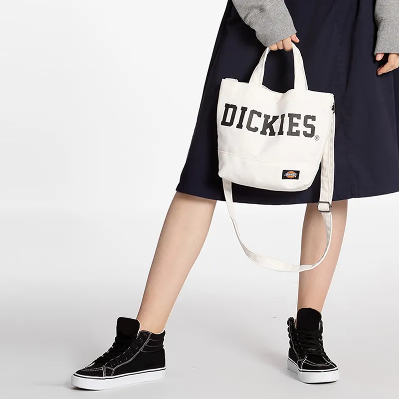 Dickies Canvas Bag, Crossbody Handbag Regular Unisex White-1