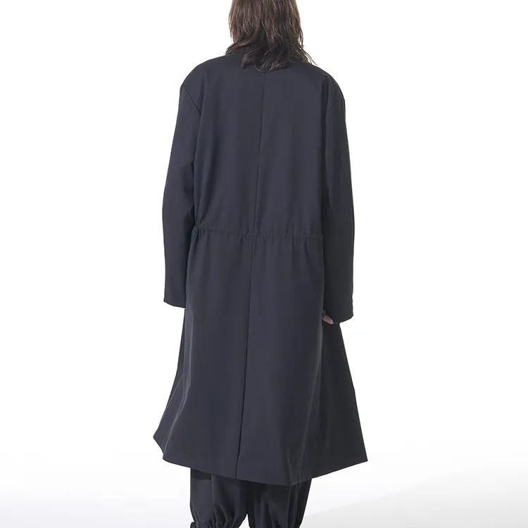 Yohji Yamamoto Coats Men Black-4