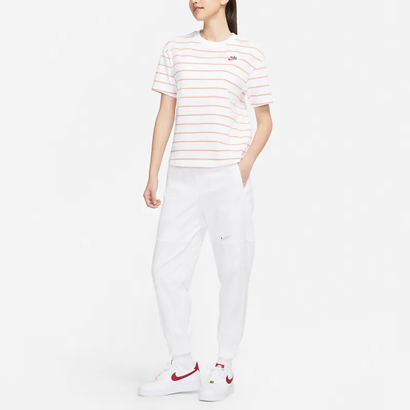 Nike Set in Sleeve T Shirt Women's White-2