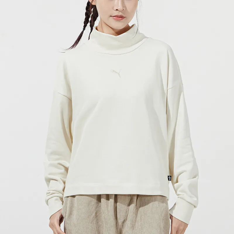 PUMA Sweatshirts Women's White-2