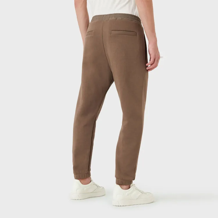 EMPORIO ARMANI Knitted Sweatpants Men Brown-2