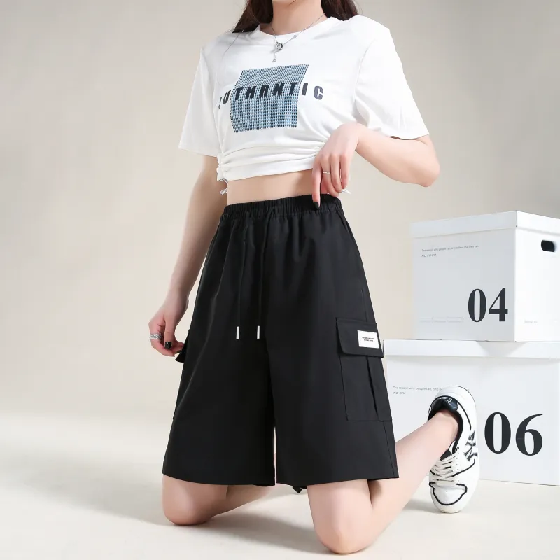Warrior Cargo Shorts Unisex Black-4