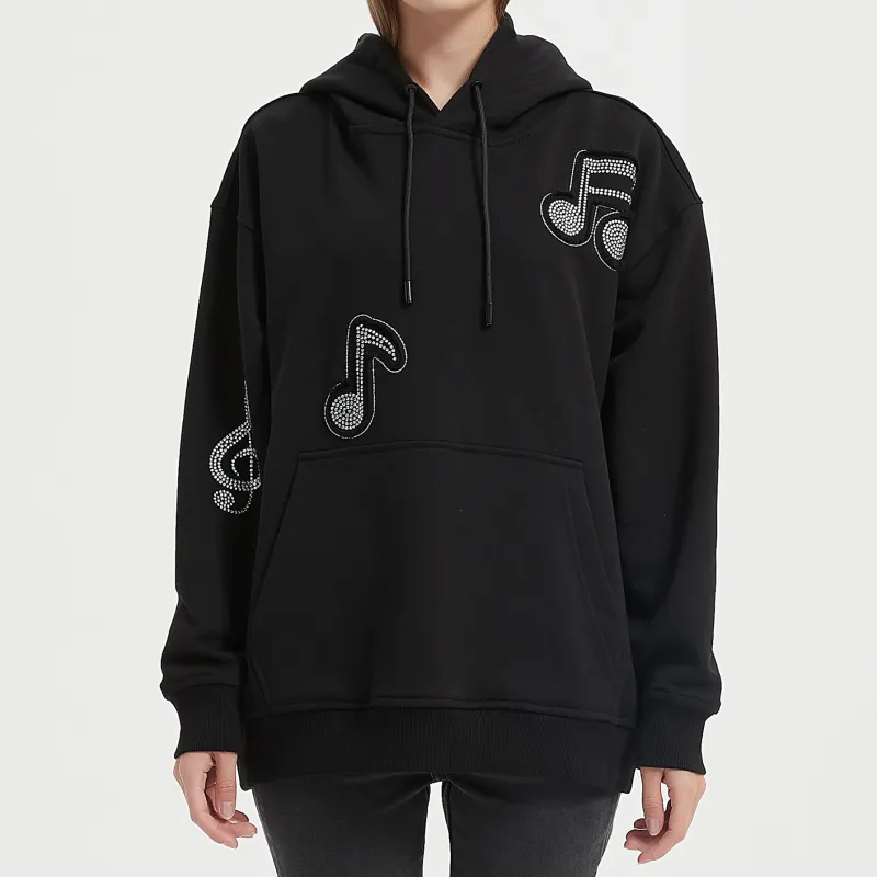 LIUREGALI Sweatshirts Women's Black-4