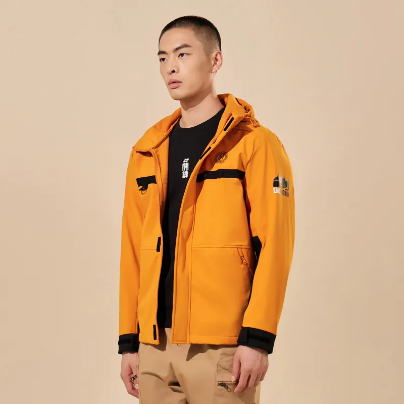 Erke Jackets Men Yardang Orange-2