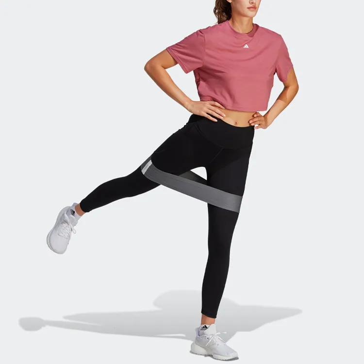 Adidas Crop Tops Women's Stratum Pink-2