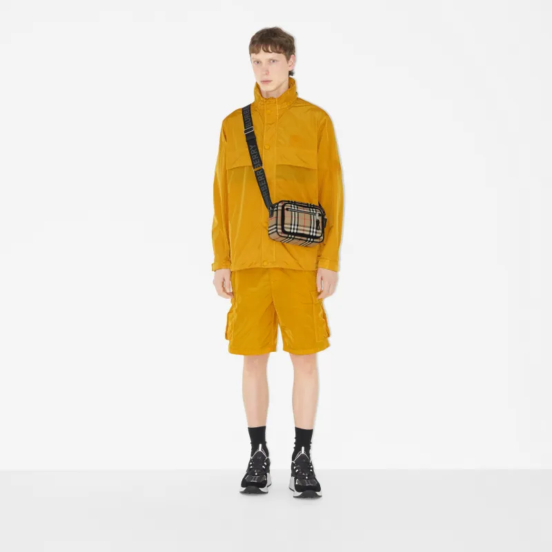 Burberry Vintage Calfskin Camera Bag Shoulder Bag Crossbody Bag Unisex Archive Yellow-7