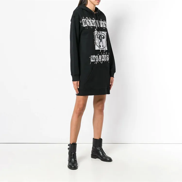 MOSCHINO Long-Sleeved Dresses Women's Black-2