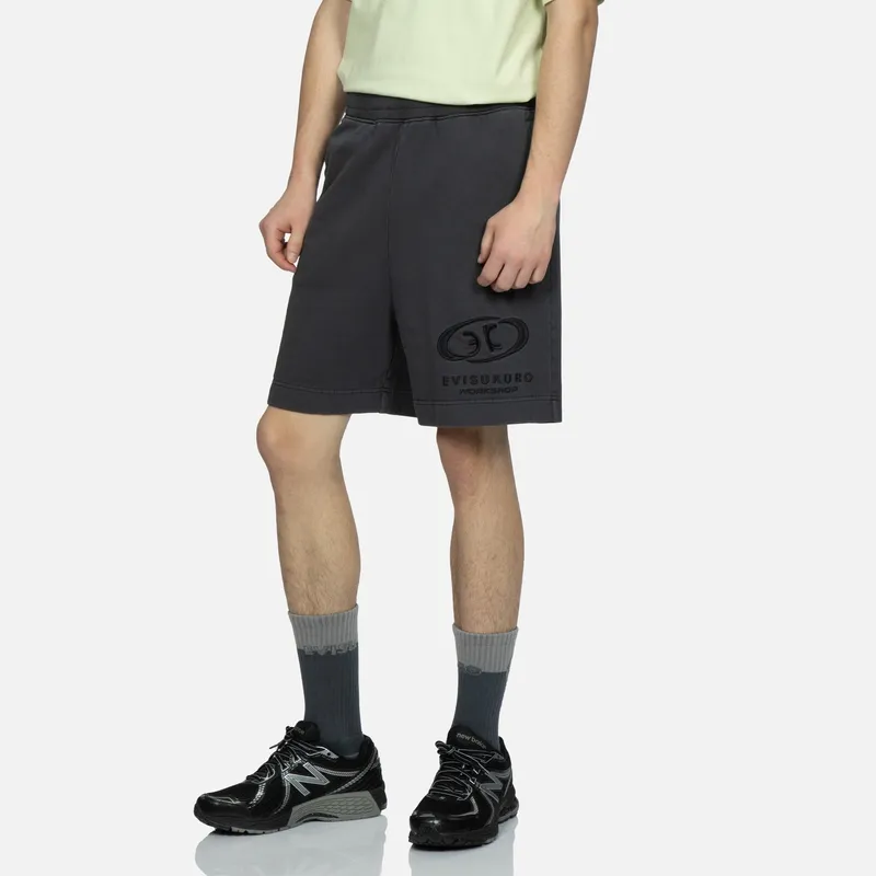 EVISU Casual Shorts Men Dark Gray-2