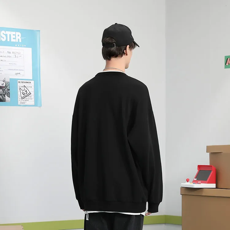 Bt Crew Neck Loose Fit Sweatshirt Unisex-3