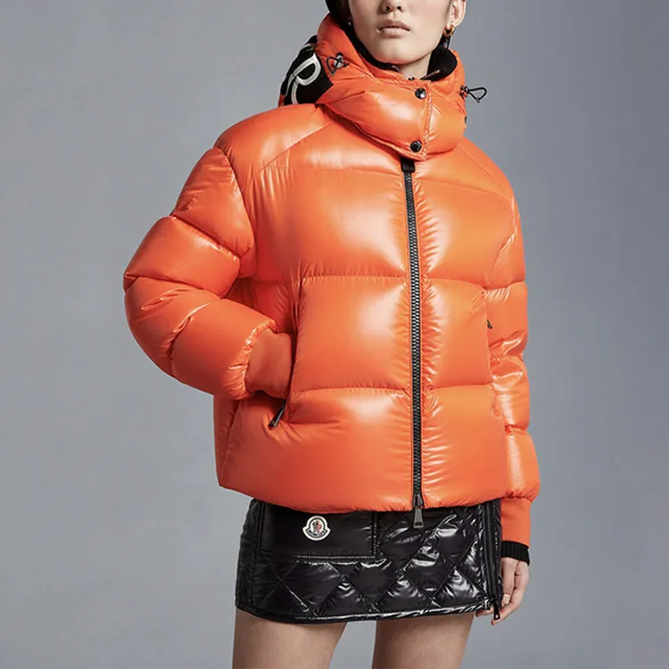 Moncler Down Jackets Women's Bright Orange-1