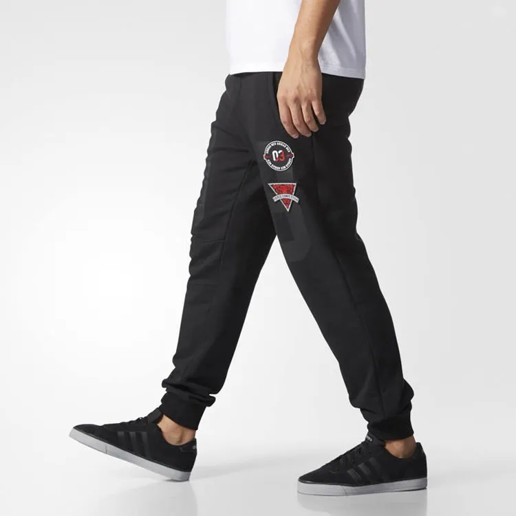 Adidas Neo Fitted Jogger Sports Pants Men's Black-3
