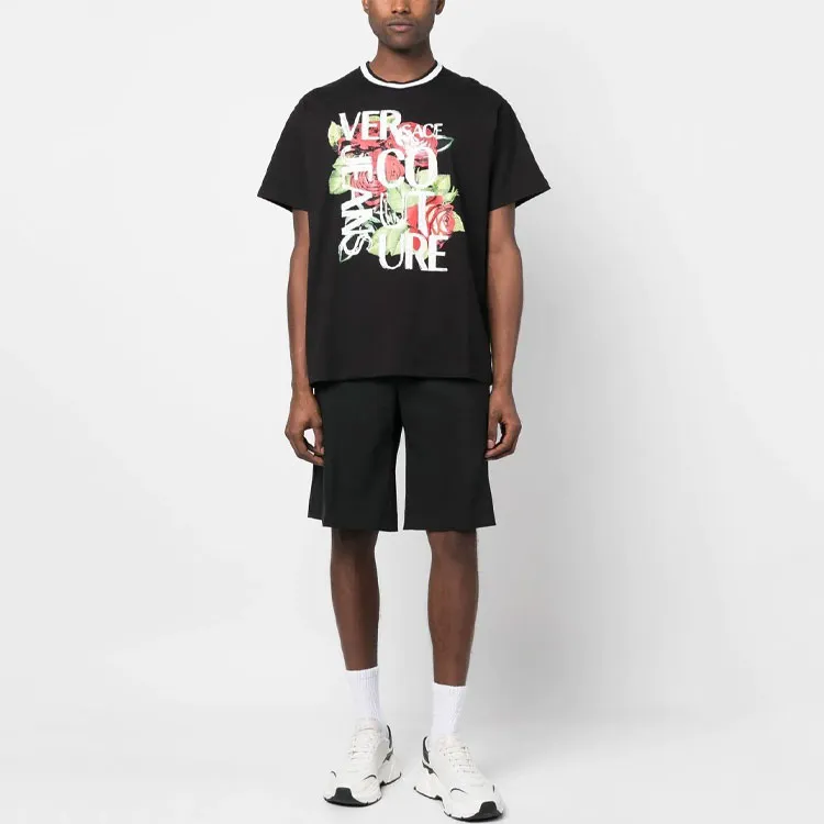 VERSACE JEANS COUTURE T Shirts Men Black-3