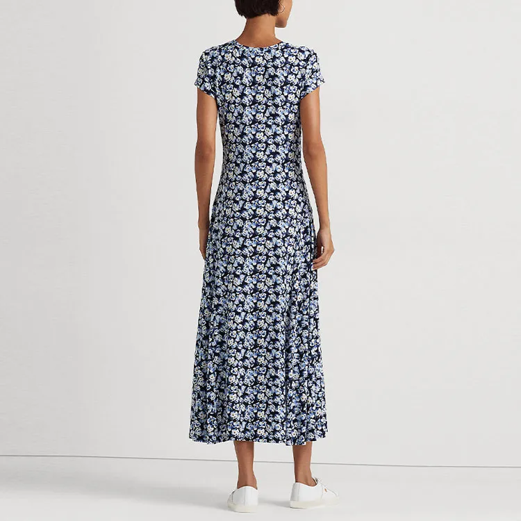 Polo Ralph Lauren Short Sleeved Dress Women's Blue-1