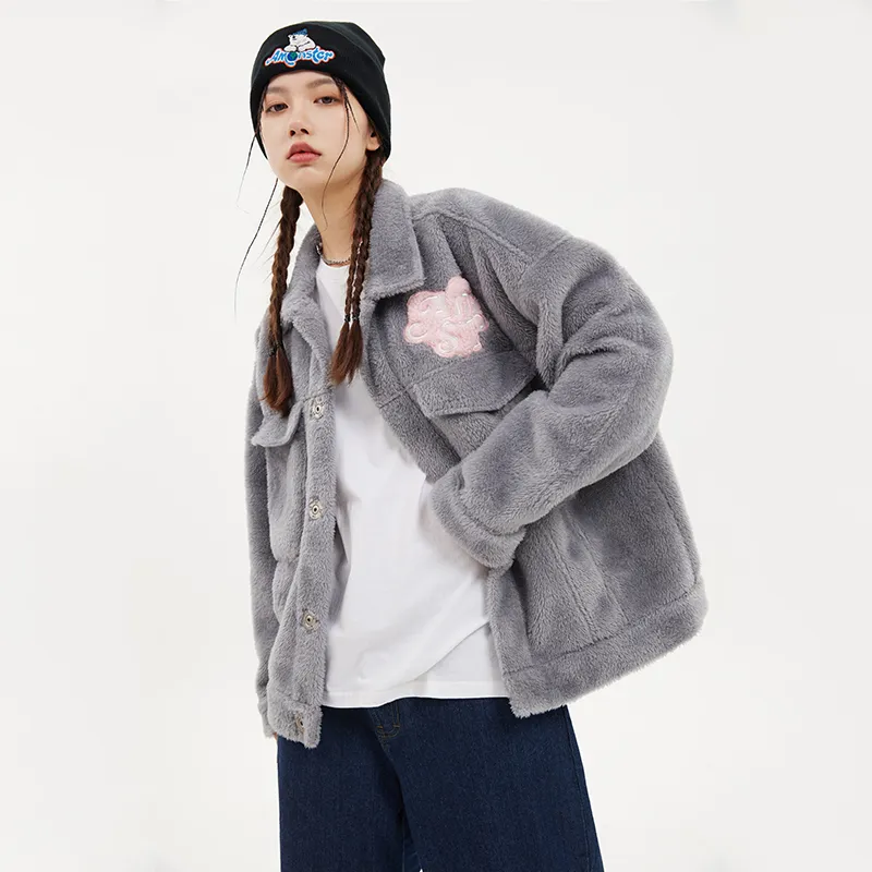 AMONSTER Loose Fit Thickened Jacket Unisex-7