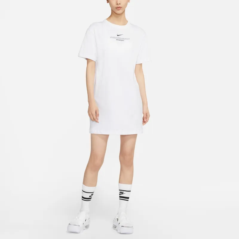 Nike Short Sleeved Dresses Women's White-2