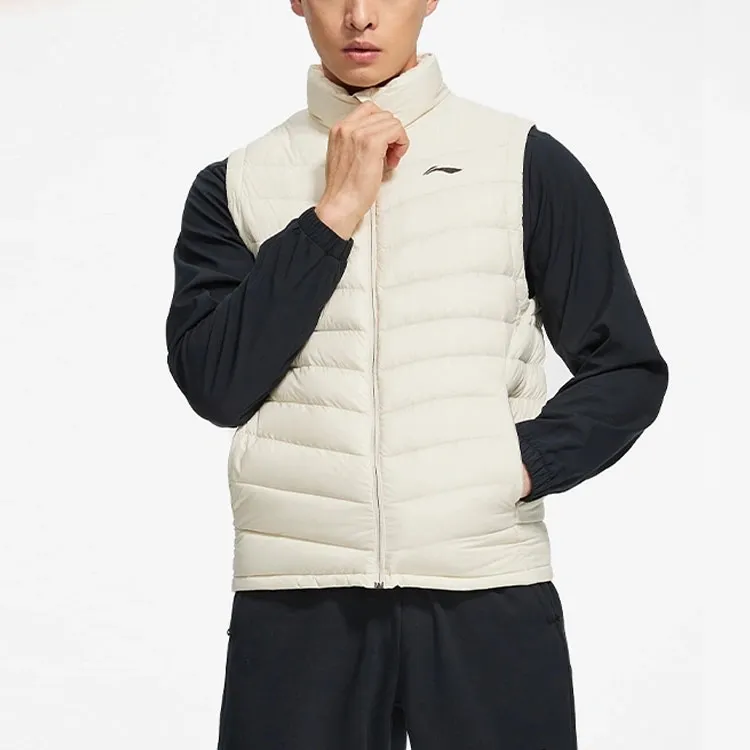 LiNing Fitness Series Vest Men's Swan White-2