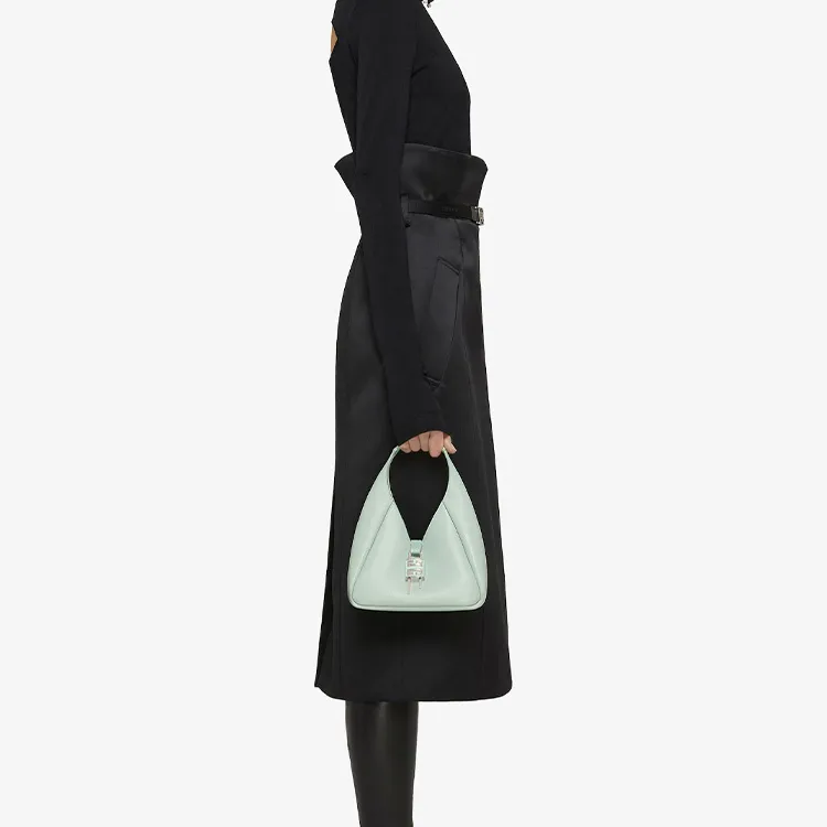 GIVENCHY G-Hobo Calfskin Handbag Mini Women's Light Green-5