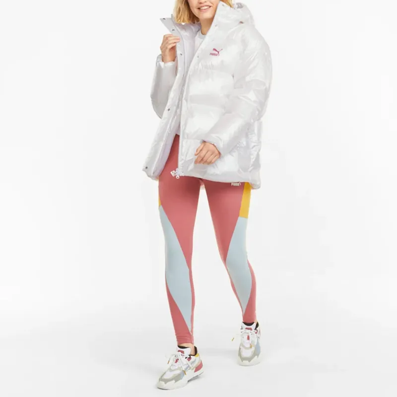 PUMA Puffer Jackets Women's White-5