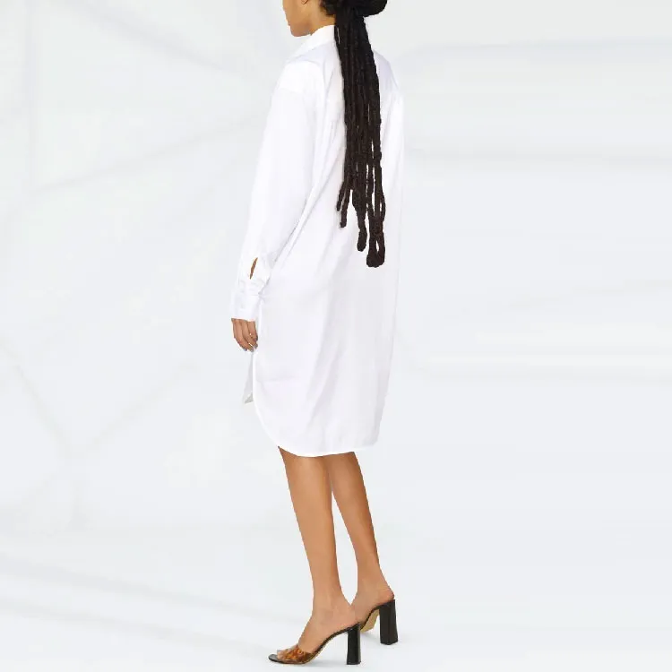 DIESEL Long Sleeved Dresses Women's White-1