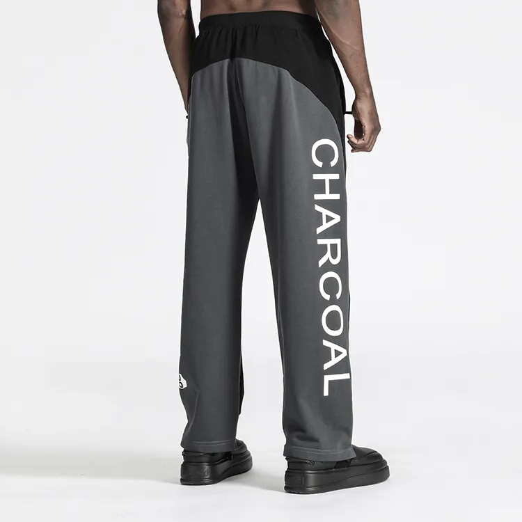 NORVINCY Western Trendy Color Blocking Knitted Sweatpants Unisex-3