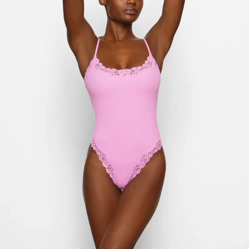 Skims Bodysuits Women's Bright Pink-1