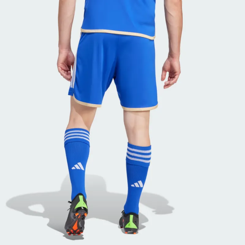 Adidas Leicester City Fc 23/24 Home Shorts Soccer Bottoms Men's Blue-1