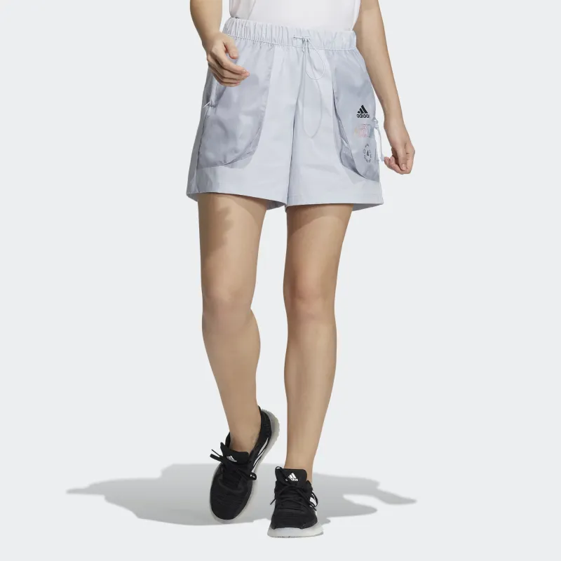 Adidas Casual Shorts Women's Blue-1