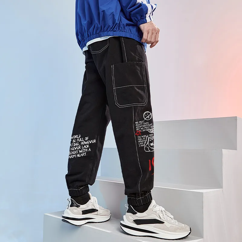SANSYAS Jogger Jeans Unisex Black-3