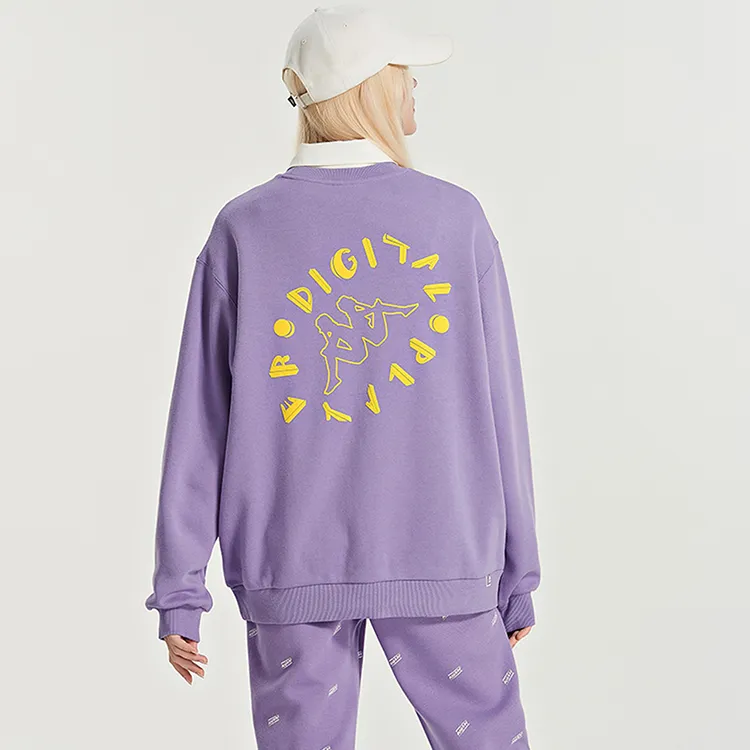 Kappa Crew Neck Loose Fit Sweatshirt Spring Autumn And Winter Unisex-3