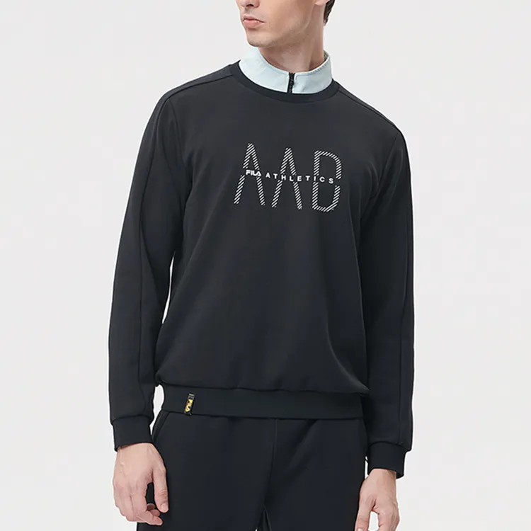 FILA Athletics Sweatshirts Men Pitch Black-3