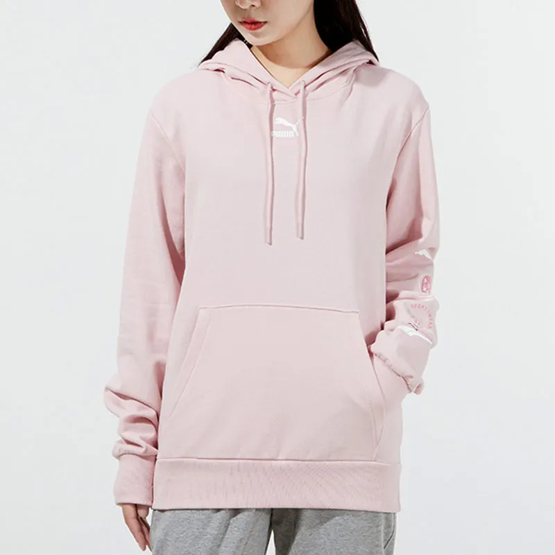 PUMA Sweatshirts Women's Pink-3