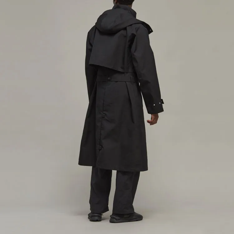 Y 3 Trench Coats Unisex Black-5