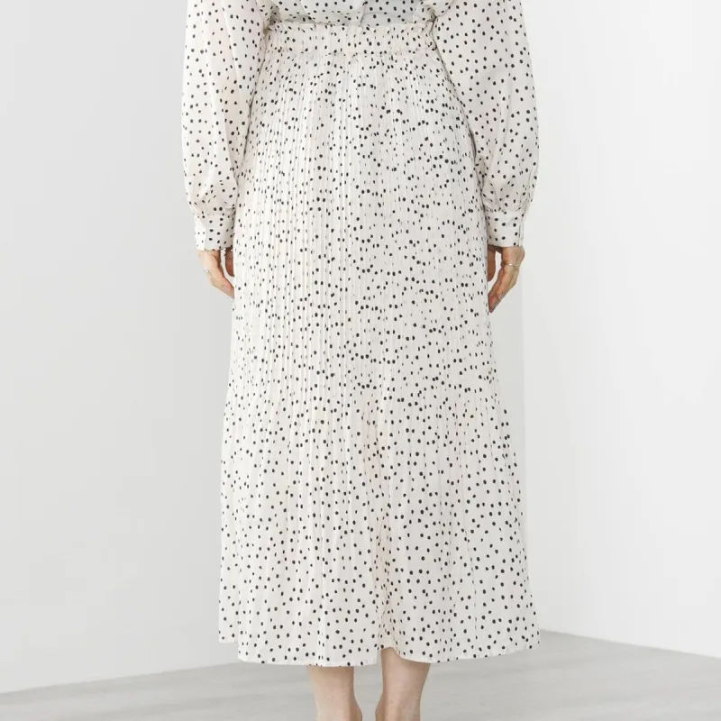 Beams Casual Long Skirts Women's White-2