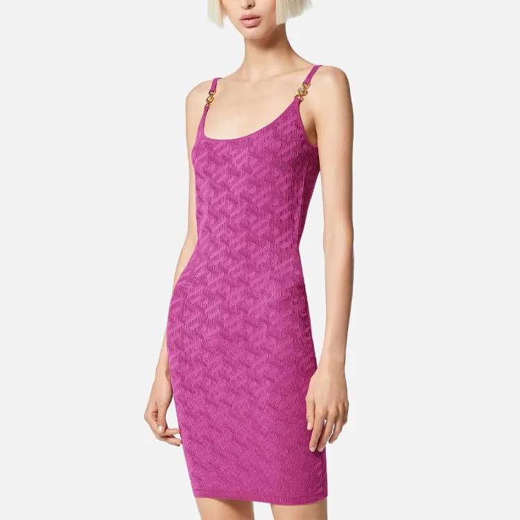 FANSIZHE VERSACE SS23 Sleeveless Dress Women's Pink-2