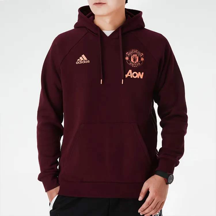 Adidas MANCHESTER UNITED THEATRE OF DREAMS Sweatshirts Men Burgundy-1