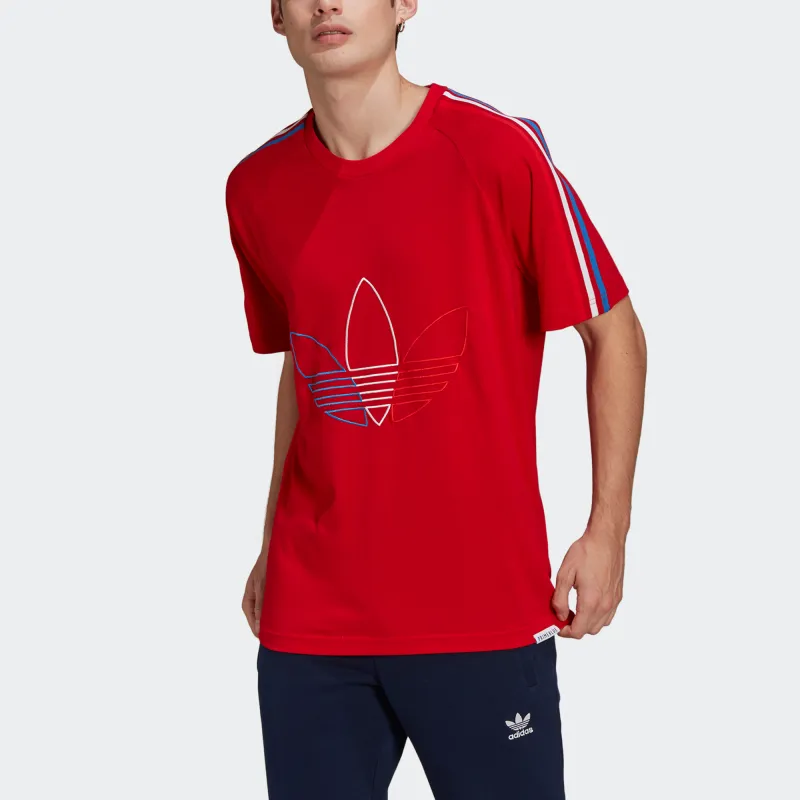 Adidas Originals T Shirt Men's Light Scarlet-1