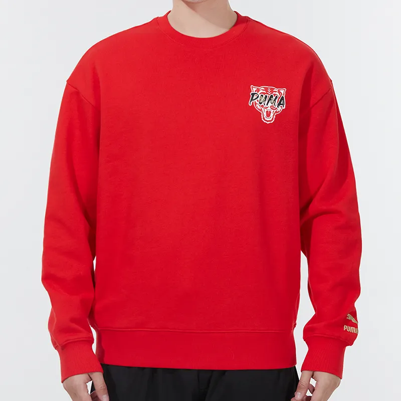 PUMA Sweatshirts Men Red-2