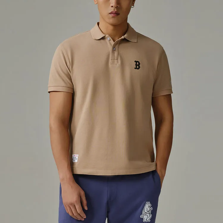 New Era Polo Shirts Men Khaki-2