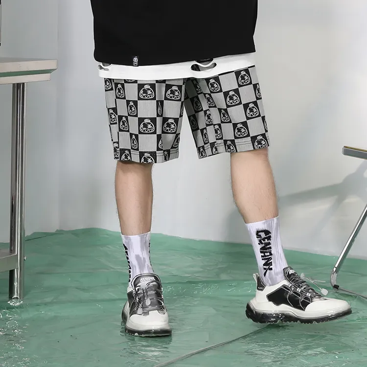 GENANX Loose Fit Shorts Unisex Gray-2