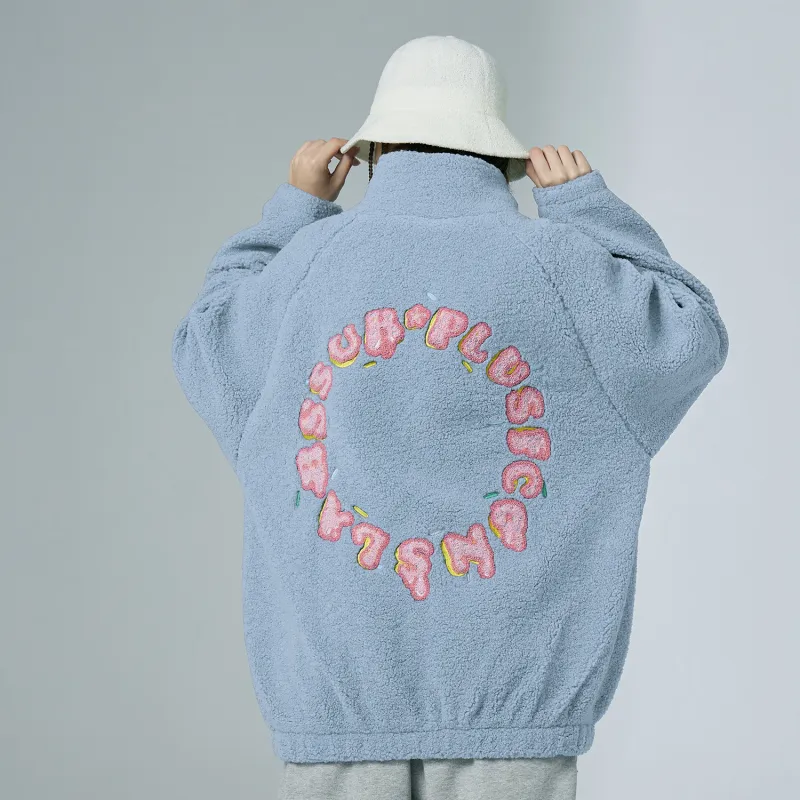 ICONS Lab Velvet feel Coat Unisex-14