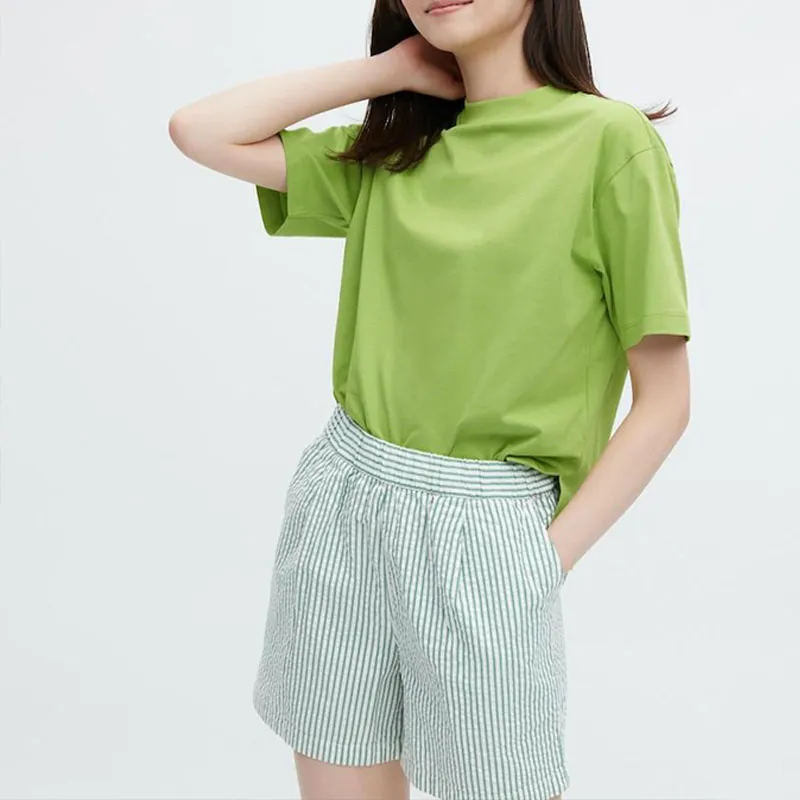 UNIQLO T-Shirts Women's Green-1