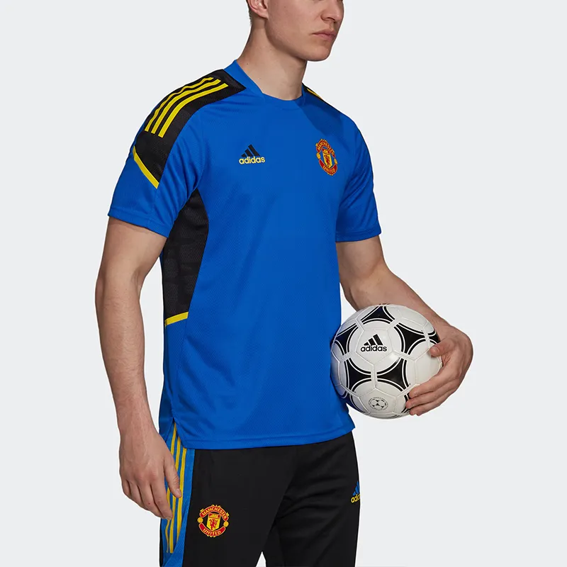 Adidas MANCHESTER UNITED THEATRE OF DREAMS Soccer Jerseys Men Blue-3