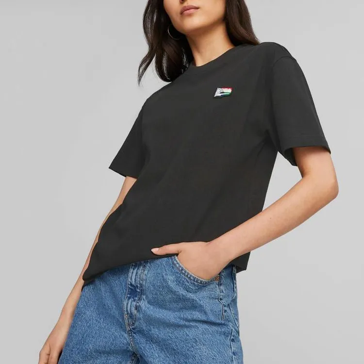 PUMA Set-in Sleeve T-Shirt Unisex Black-3