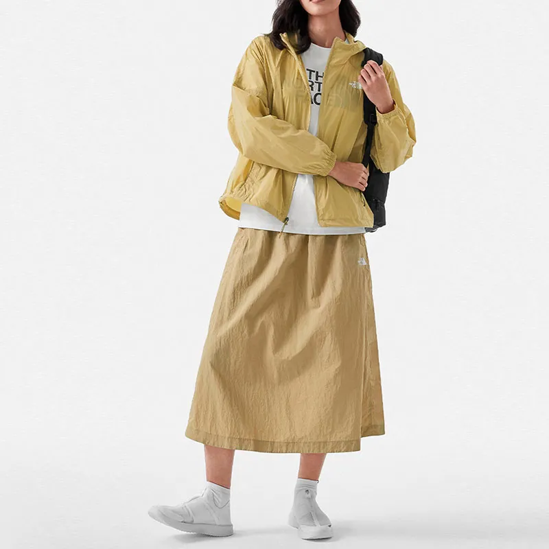 THE NORTH FACE Casual Long Skirt Women's Khaki-1