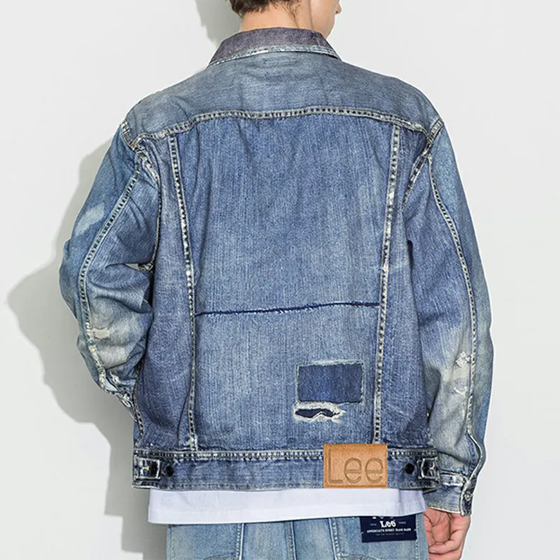 Lee Denim Jackets Men Light Blue-4
