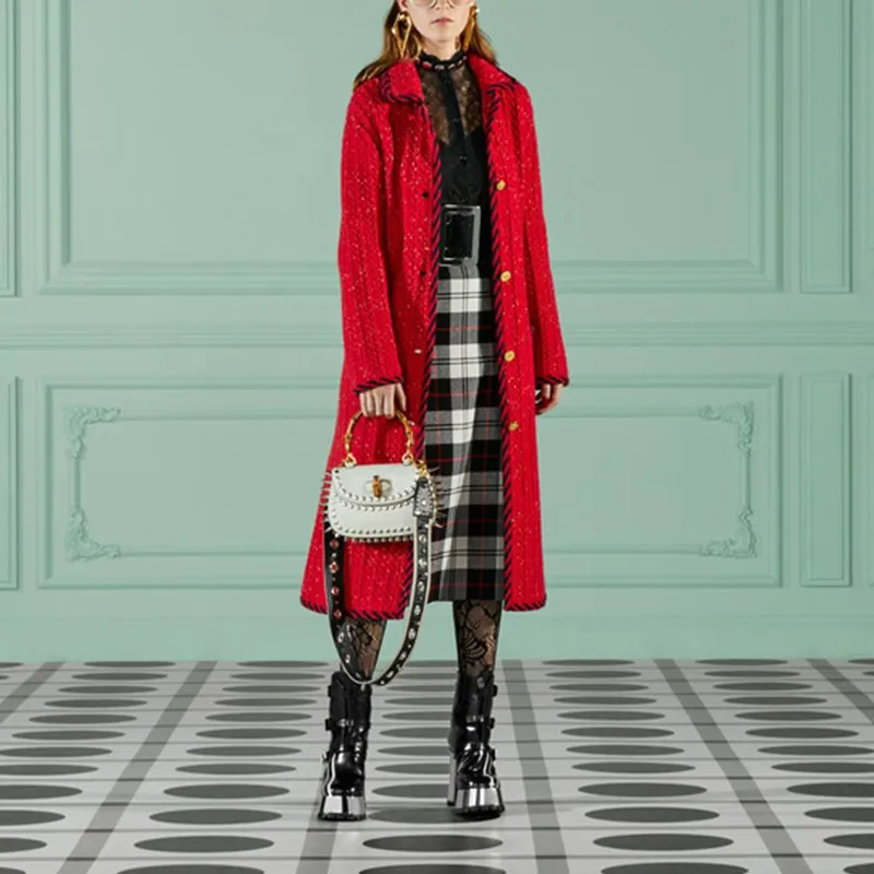GUCCI Coats Women's Red-1